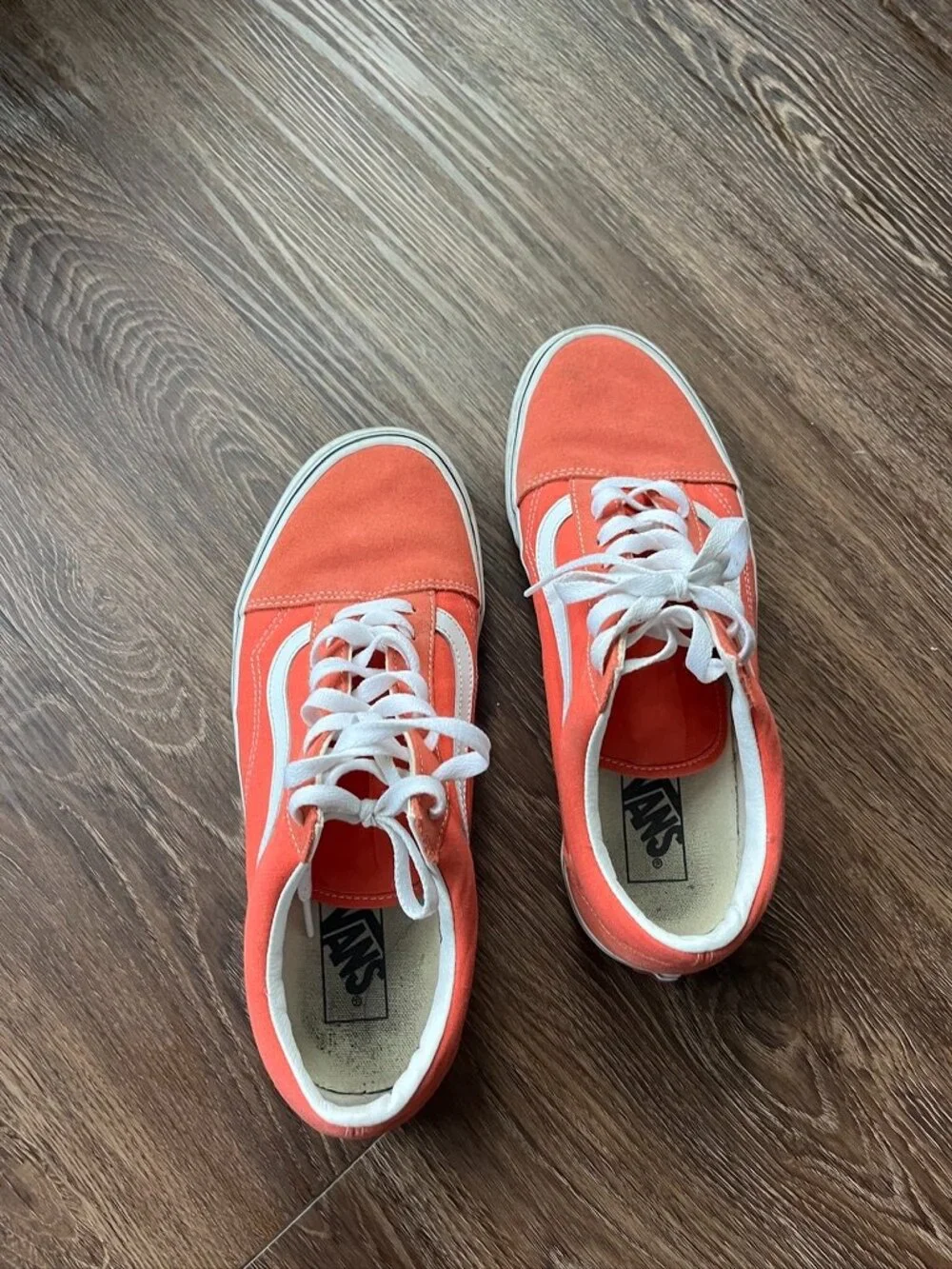 Vans Mens Size 10 Rare Orange Tiger Colorway Used in Good Condition